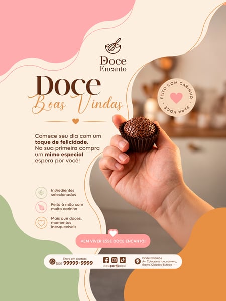 POST FEED DOCERIA CONFEITARIA SOCIAL MEDIA TEMPLATE PSD EDITÁVEL 01