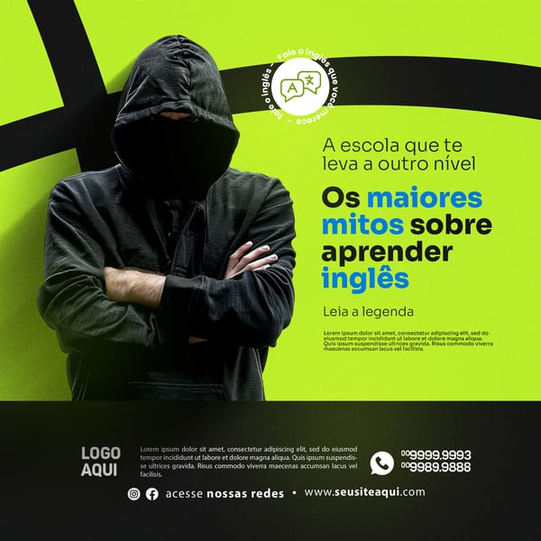 ESCOLA DE INGLÊS - MAIORES MITOS SOBRE APRENDER INGLÊS