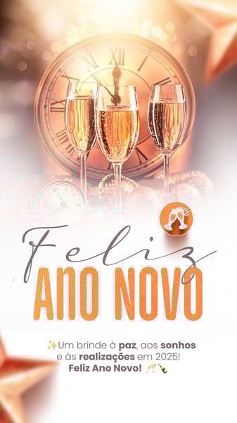 LXQ SOCIAL MEDIA ANO NOVO STORY UM BRINDE Á PA, AOS SOMHOS E AS REALIZAÇÕES EM 2025