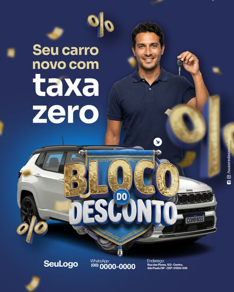 Bloco do Desconto Carros