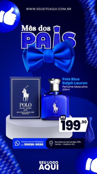 POST STORY - FELIZ DIA DOS PAIS - PERFUME POLO BLUE