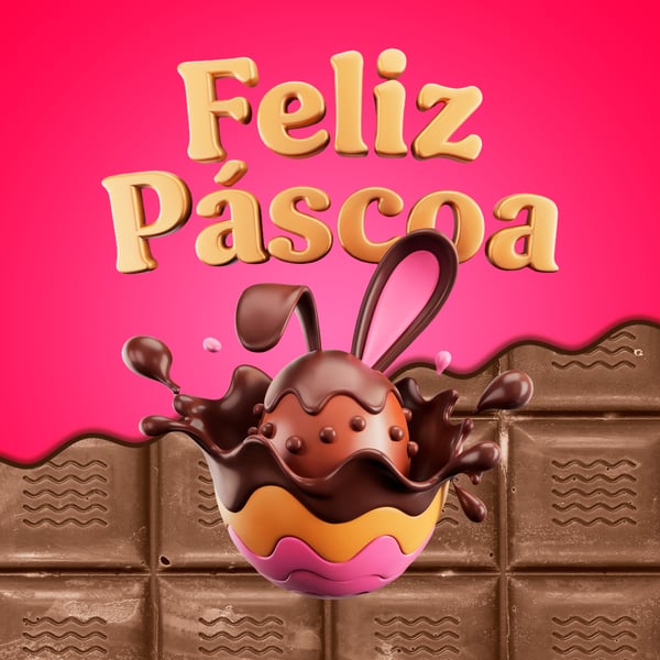 TQP ELEMENTO 3D OARA COMPOSIÇÃO DE ARTES DE PÁSCOA MODELO 27