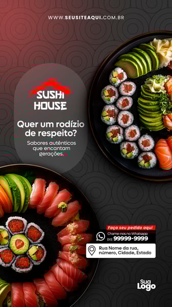 Story - Comida Japonesa - Social Media - Sushi