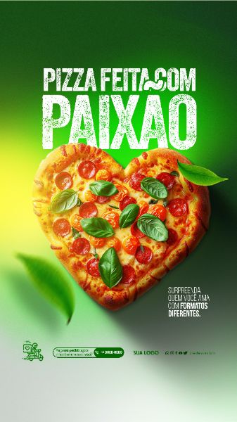 STORY - PIZZARIA - PIZZA FEITA COM PAIXÃO