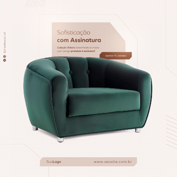 LOJA DE MÓVEIS E DECORAÇÃO SOCIAL MEDIA FEED