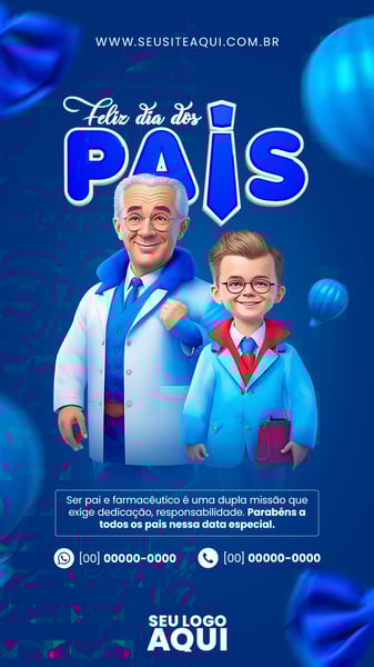 POST STORY - FELIZ DIA DOS PAIS