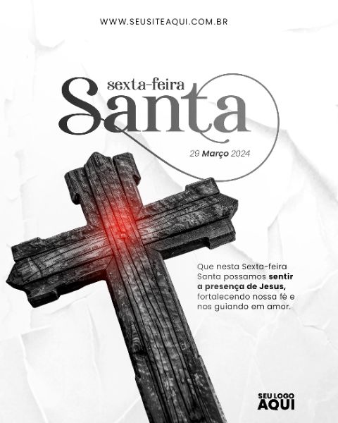 FEED - SEXTA FEIRA-SANTA | SEMANA SANTA | PSD EDITÁVEL