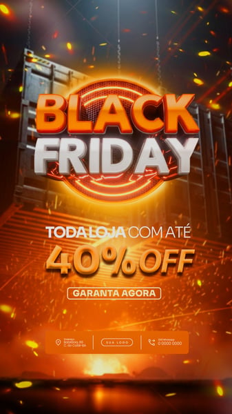 FLYER ESQUENTA BLACK FRIDAY PSD EDITÁVEL 5