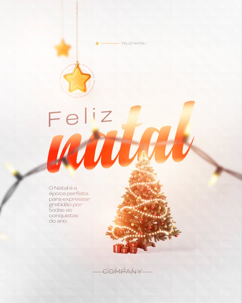 FELIZ NATAL 25 DE DEZEMBRO BOAS FESTAS FLYER SOCIAL MEDIA PSD EDITÁVEL 5