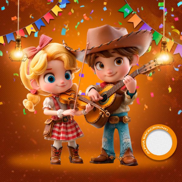 MASCOTES DE FESTA JUNINA MODELO 204