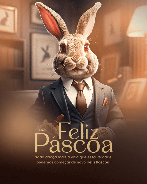 PÁSCOA 31 DE MARÇO - SOCIAL MEDIA PARA ADVOCACIA