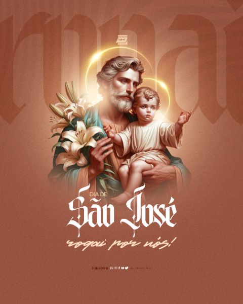 SOCIAL MEDIA - DIA DE SÃO JOSÉ - ROGAI POR NÓS