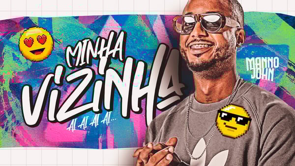 FLYER THUMB CAPA CD BANNER YOUTUBE MANNO JOHN PSD EDITÁVEL