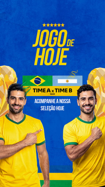 COPA DO MUNDO 2026 BRASIL RUMO AO HEXA SOCIALMEDIA PSD STORY 10