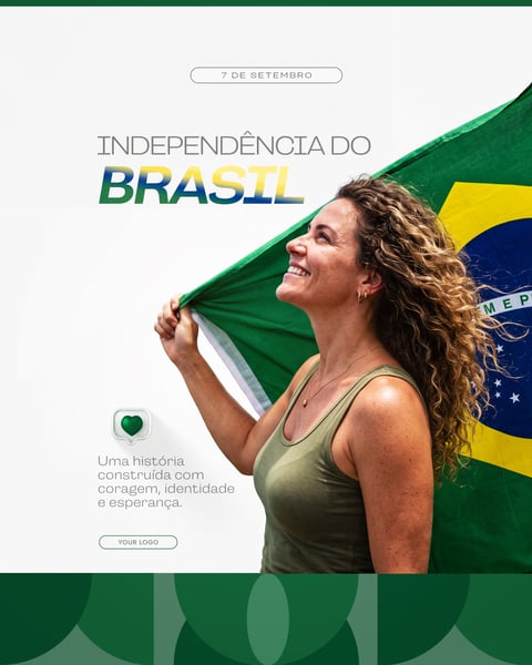 Sete de Setembro INDEPENDÊNCIA DO BRASIL SOCIAL MEDIA PSD EDITÁVEL 2