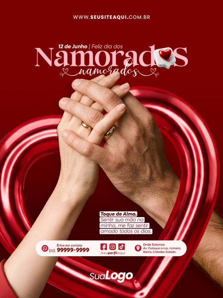 POST FEED 12 DE JUNHO DIA DOS NAMORADOS SOCIAL MEDIA TEMPLATE PSD EDITÁVEL 04