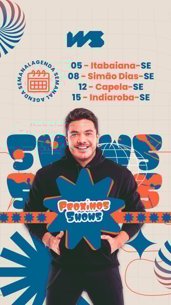 LAG FLYER AGENDA SEMANAL WS STORY PSD EDITAVEL