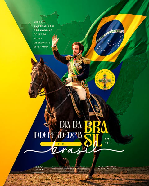 7 de SETEMBRO INDEPENDÊNCIA DO BRASIL SOCIAL MEDIA PSD EDITÁVEL 3