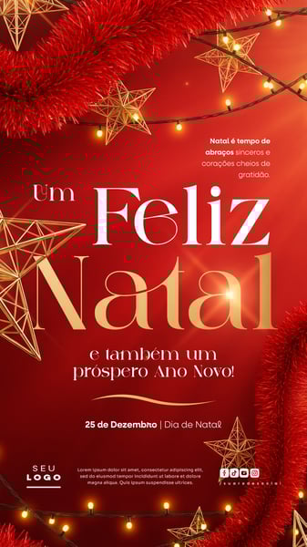 FELIZ NATAL E PRÓSPERO ANO NOVO 25 DE DEZEMBRO STORY SOCIAL MEDIA PSD EDITÁVEL (4)