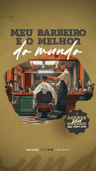 STORY - BARBEIRO - MEU BARBEIRO É O MELHOR DO MUNDO