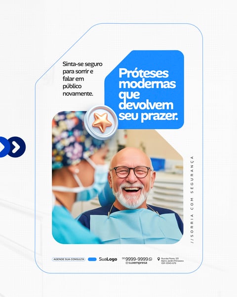 CLÍNICA ODONTOLÓGICA SOCIAL MEDIA PSD EDITÁVEL 5