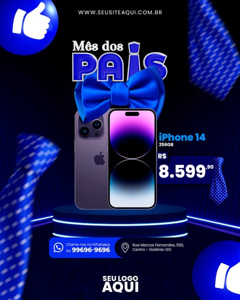 POST - FELIZ DIA DOS PAIS - IPHONE 14