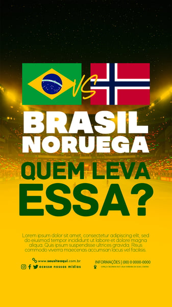 QUEM LEVA ESSA BRASIL VS NORUEGA STORY