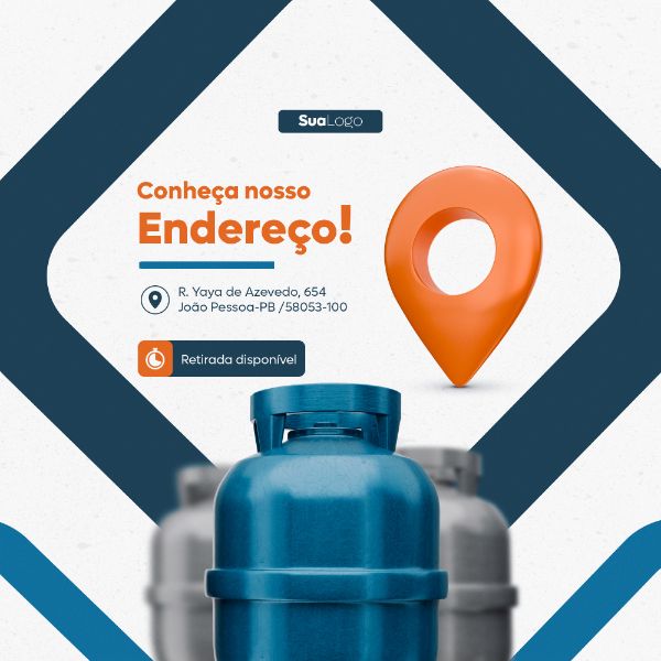 GÁS ENTREGA GRÁTIS SOCIAL MEDIA POST FEED