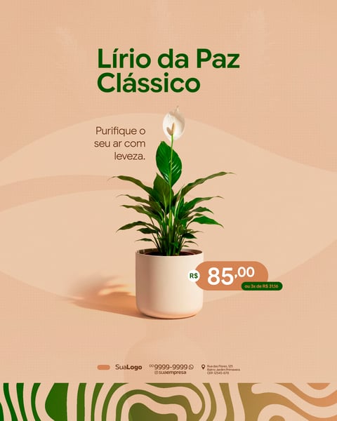 COLEÇÃO FLORICULTURA ANÚNCIO LOJA DE FLORES SOCIAL MEDIA PSD EDITÁVEL 4