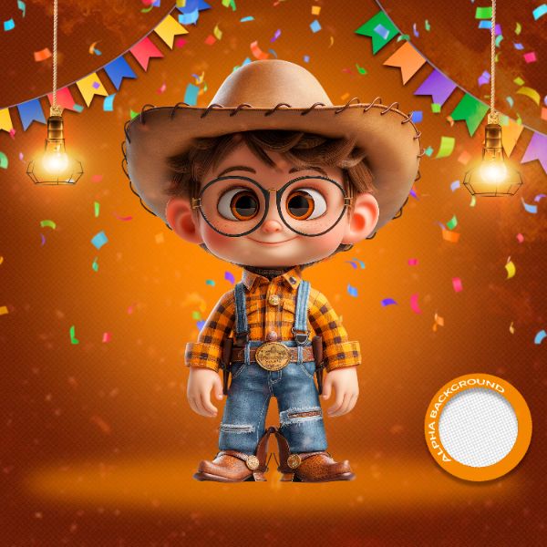 MASCOTES DE FESTA JUNINA MODELO 133