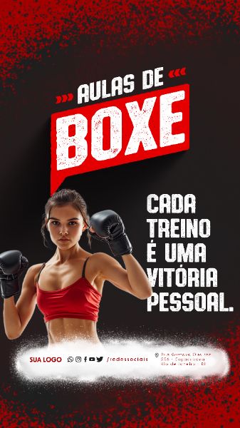 STORY - AULAS DE BOXE - CADA TREINO É UMA VITÓRIA PESSOAL