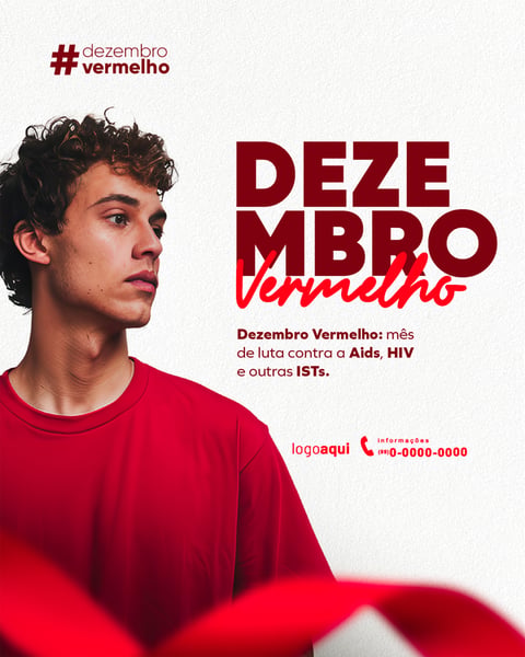 DEZEMBRO VERMELHO MÊS DE LUTA CONTRA A AIDS, HIV E OUTRAS ISTS FEED (2)