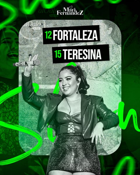 FLYER ARTISTA - MARI FERNANDEZ- ARTISTA - PSD EDITAVEL