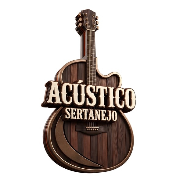 SELO 3D SERTANEJO VIOLÃO DE MADEIRA ACÚSTICO SERTANEJO 04
