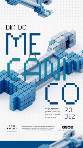 DIA DO MECÂNICO 20 DE DEZEMBRO STORY SOCIAL MEDIA PSD EDITÁVEL 3