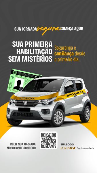STORY - AUTO ESCOLA - SUA PRIMEIRA HABILITAÇÃO SEM MISTÉRIOS