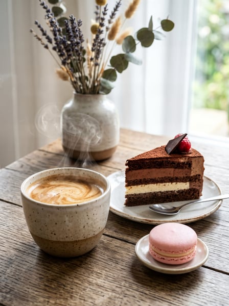 Mesa com o café da manhã 2