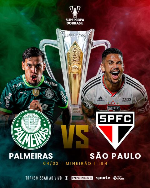 FEED | SUPERCOPA | SÃO PAULO VS PALMEIRAS | FUTEBOL | PSD EDITÁVEL