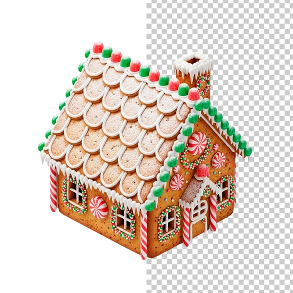 CASAL DE BISCOITO DECORADO DE NATLA EM PNG