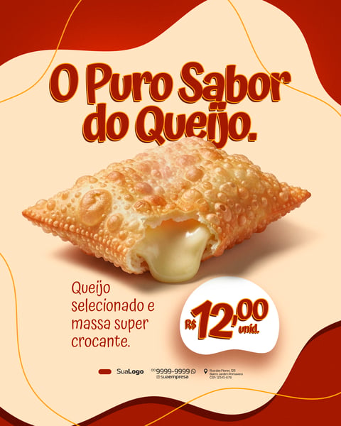 SALGADOS LANCHONETE PROMOÇÃO SOCIAL MEDIA PSD EDITÁVEL 5