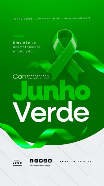 JUNHO VERDE CAMPANHA DE CONSCIENTIZAÇÃO DO MEIO AMBIENTE SOCIAL MEDIA FEED 4