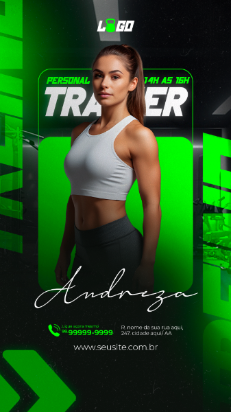STORY ACADEMIA PERSONAL TRAINER  SOCIAL MEDIA PSD
