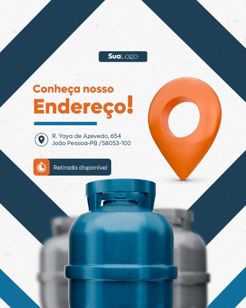 GÁS ENTREGA GRÁTIS SOCIAL MEDIA POST FEED VERTICAL