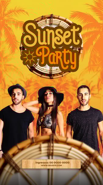 PCK 47 LYER DE EVENTO - SUNSET PARTY STORY
