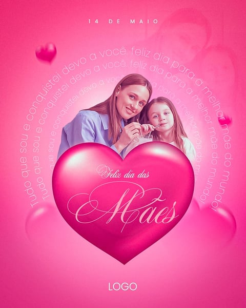 POST FELIZ DIA DAS MÃES FEED