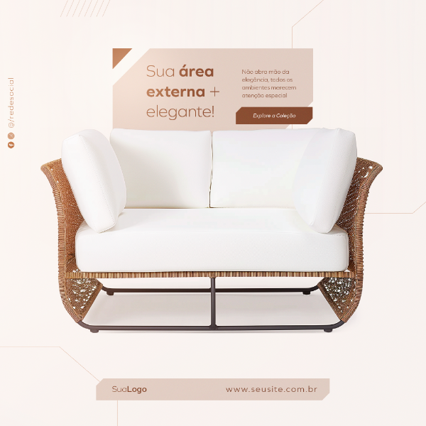 LOJA DE MÓVEIS E DECORAÇÃO SOCIAL MEDIA FEED