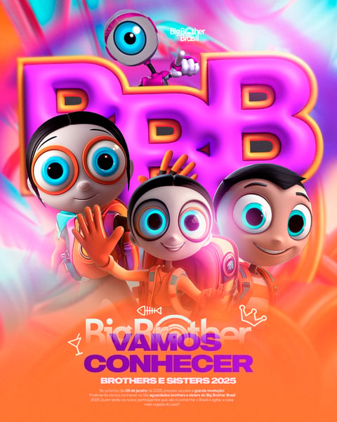 VUL VAMOS CONHECER OS BROTHERS E SISTERS DE 2025 BBB SOCIAL MEDIA PSD EDITAVEL