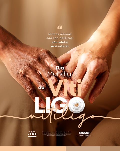 DIA MUNDIAL DO VITILIGO 25 DE JUNHO SOCIAL MEDIA PSD EDITÁVEL 3