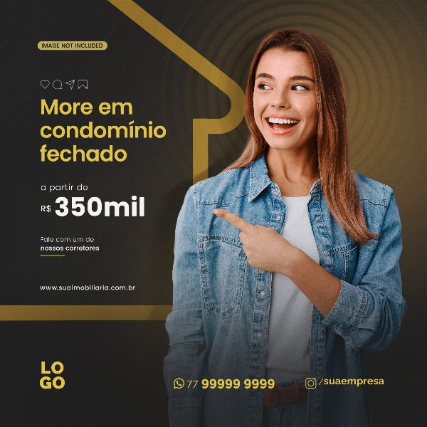 MORE EM CONDOMÍNIO FECHADO - IMOBILIÁRIA