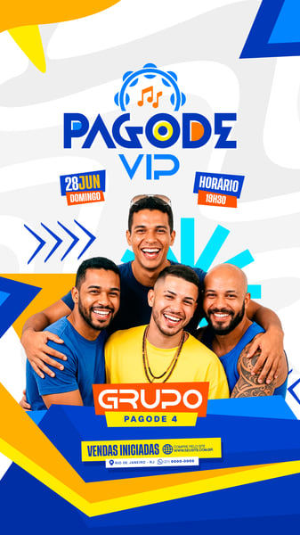 FLYER EVENTOS E ARTISTAS PAGODE VIP STORY
